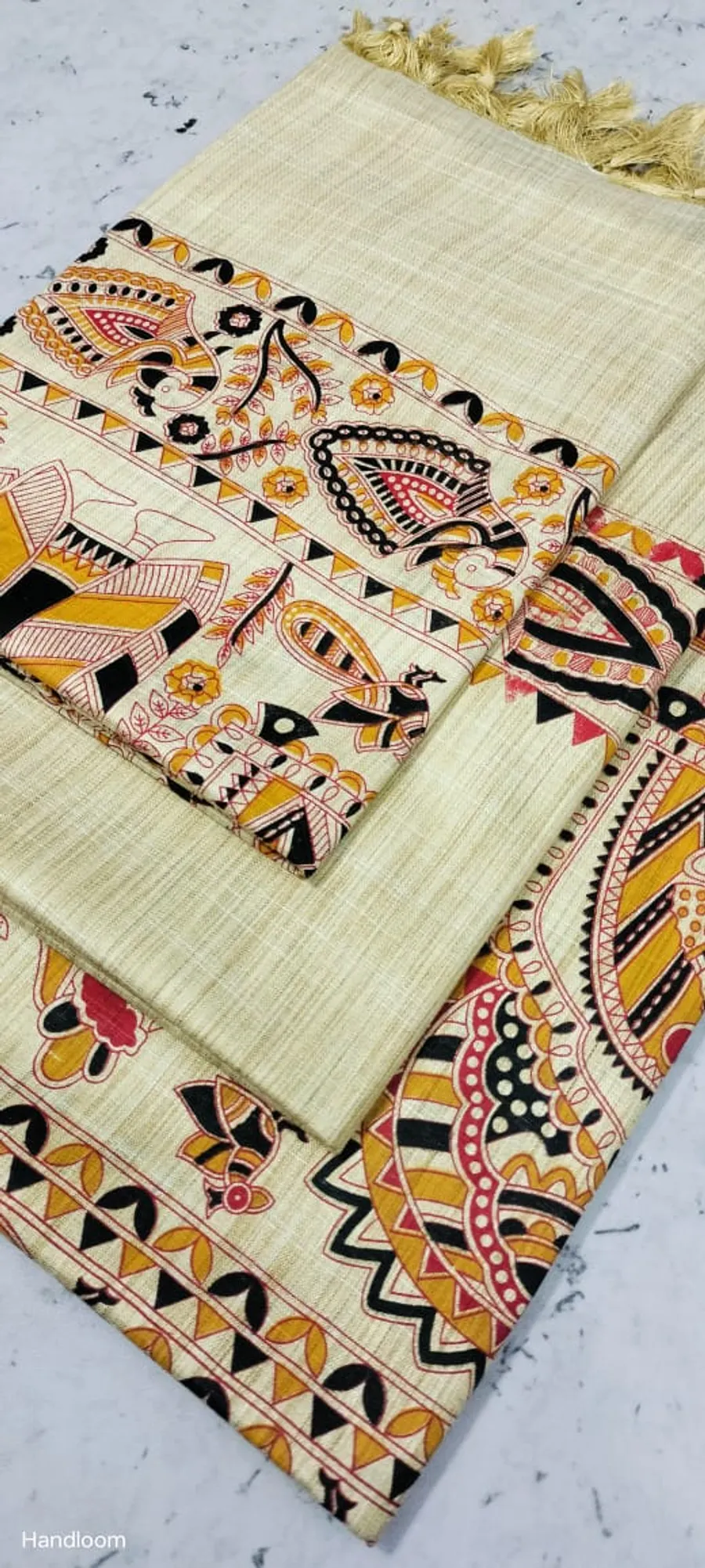 Khadi Cotton Dupion Weaving Dress Materials